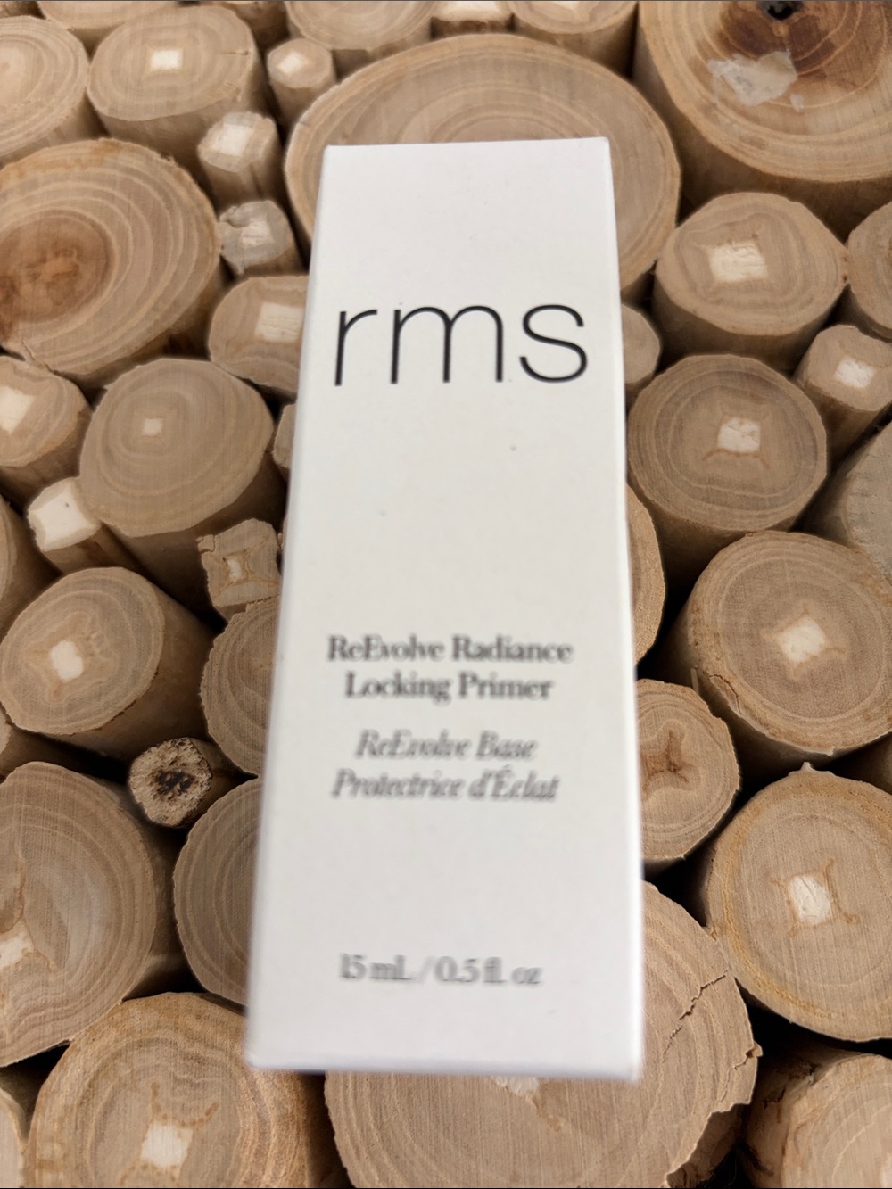 NIB RMS Beauty ReEvolve Radiance Locking Primer (0.5oz) Travel Size